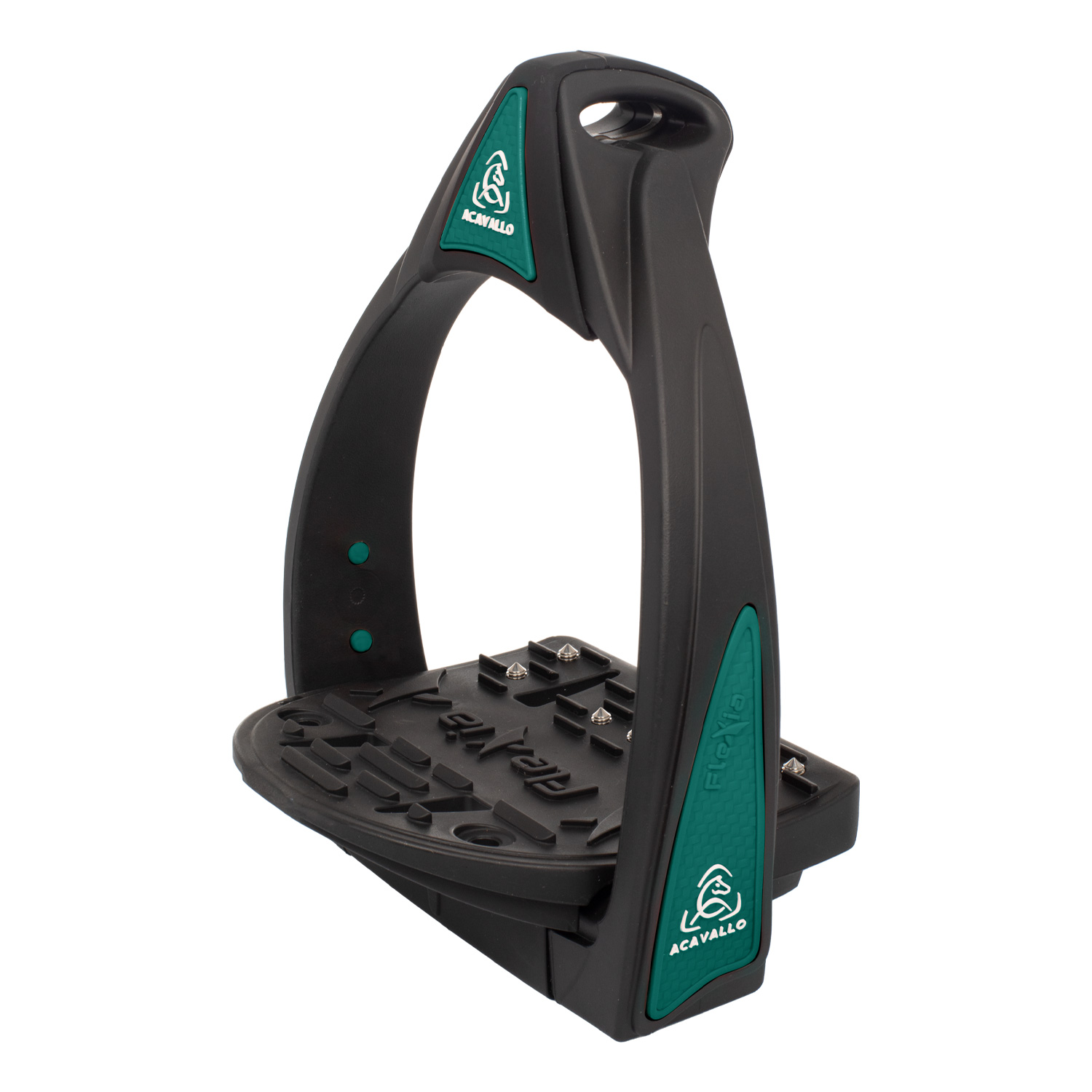 Acavallo Flexia stoßdämpfender Steigbügel - black/green