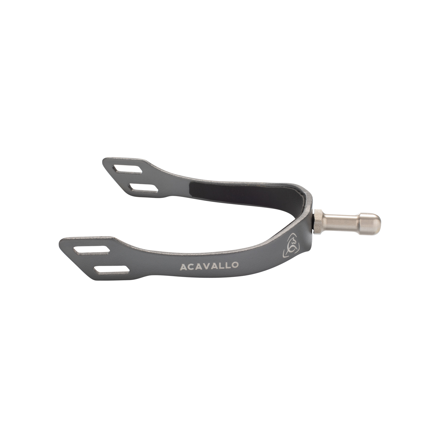 Acavallo Sporen englisch austauschbarer Dorn - titanium, Größe 20 mm