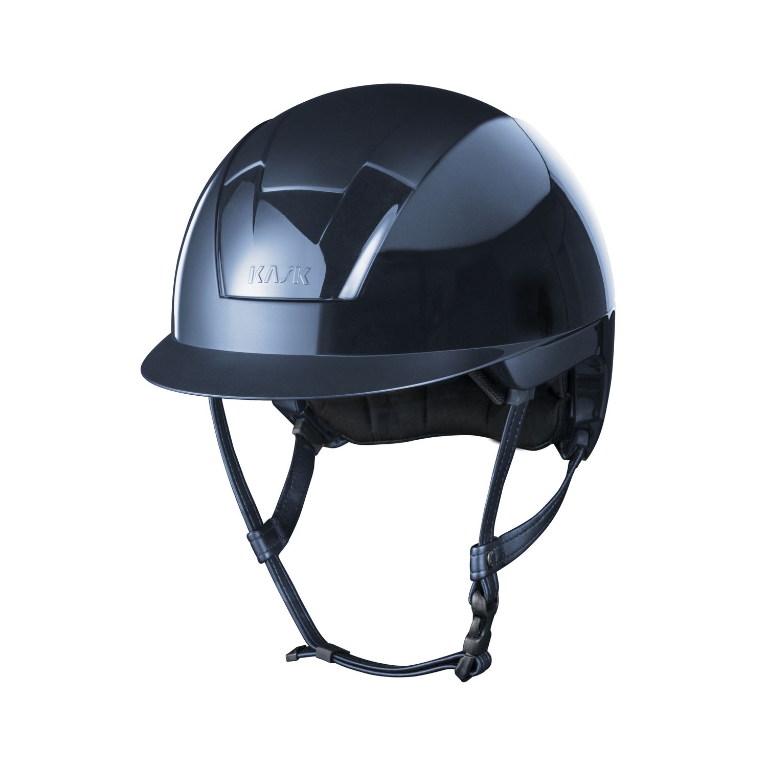 KASK Kooki Reithelm inkl. Liner - navy shine, Größe 53