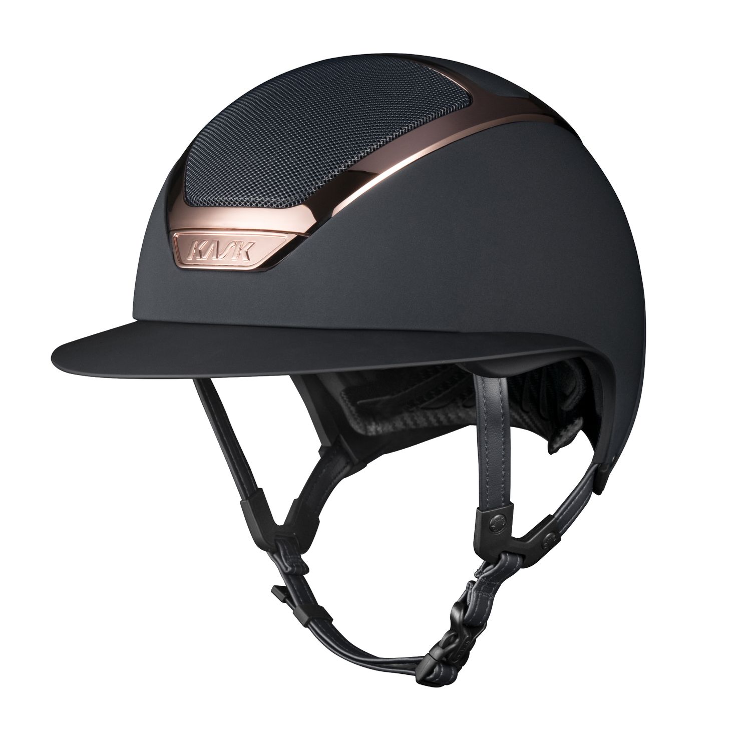 KASK Star Lady Chrome Reithelm inkl. Liner - black/everyrose, Größe 57