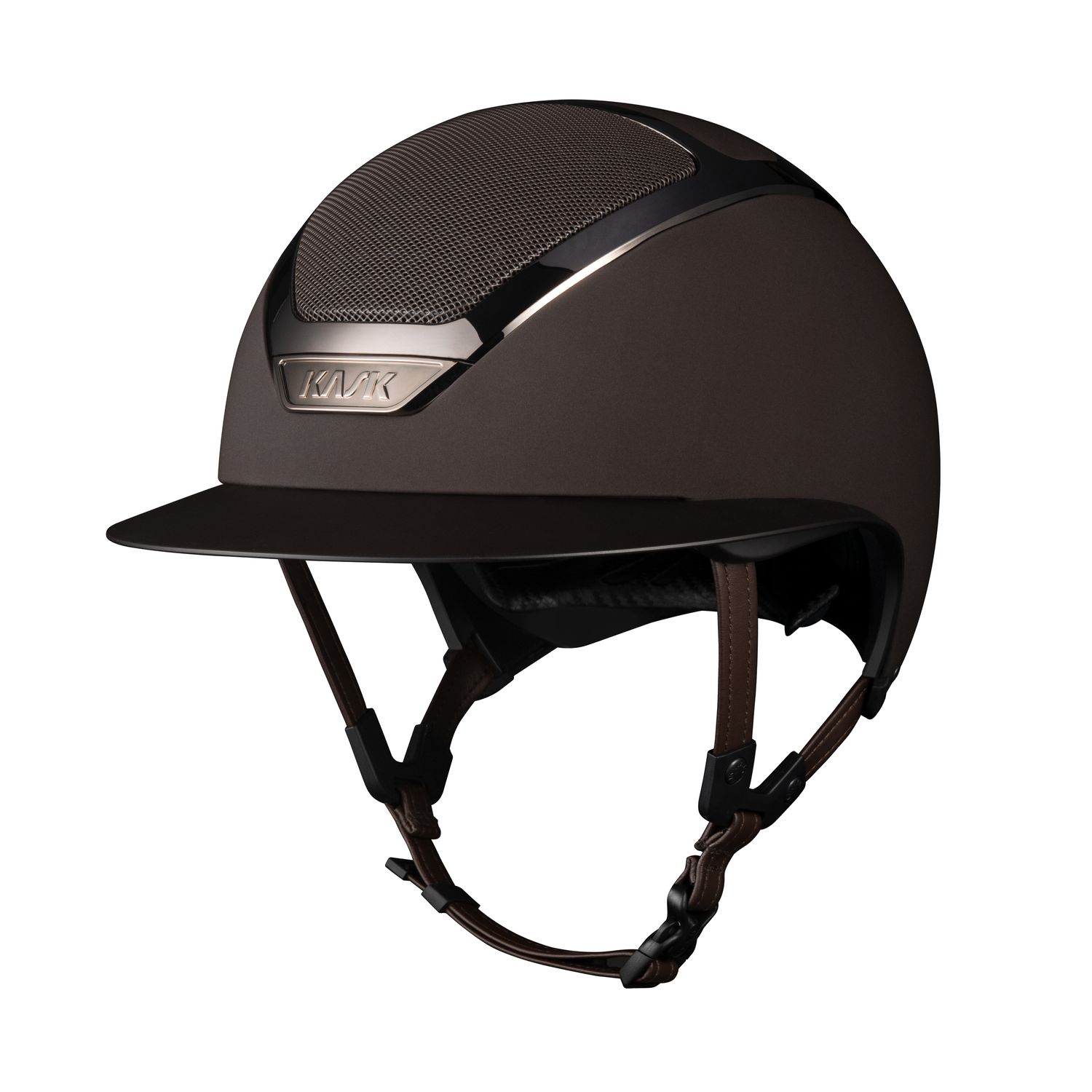 KASK Star Lady Chrome Reithelm inkl. Liner - brown, Größe 62