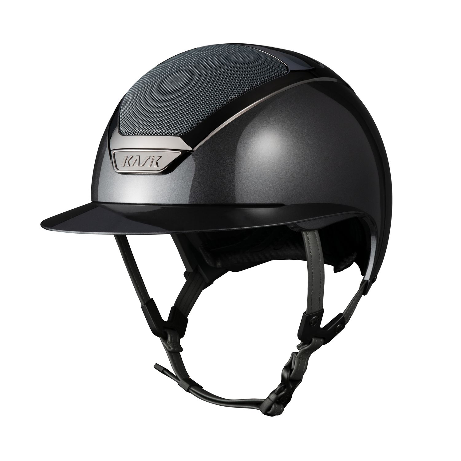 KASK Star Lady Pure Shine Reithelm inkl. Liner - anthracite, Größe 58