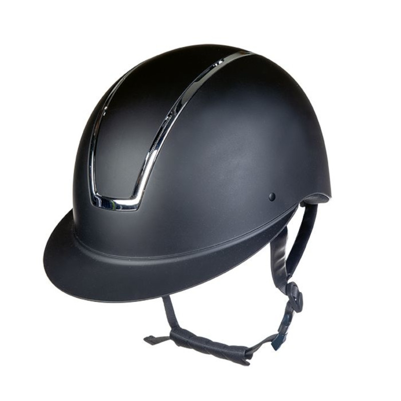 HKM Reithelm Lady Shield - schwarz/silber, Größe L=58-60cm