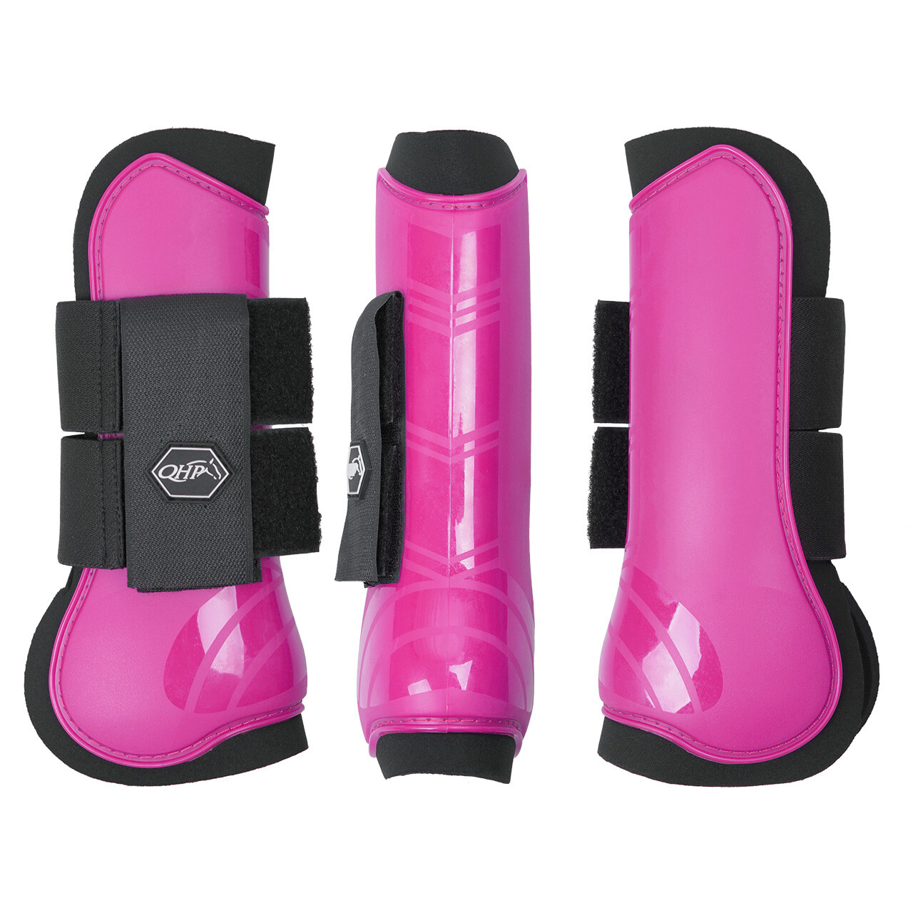 QHP Gamaschen - fuchsia, Größe Shetty
