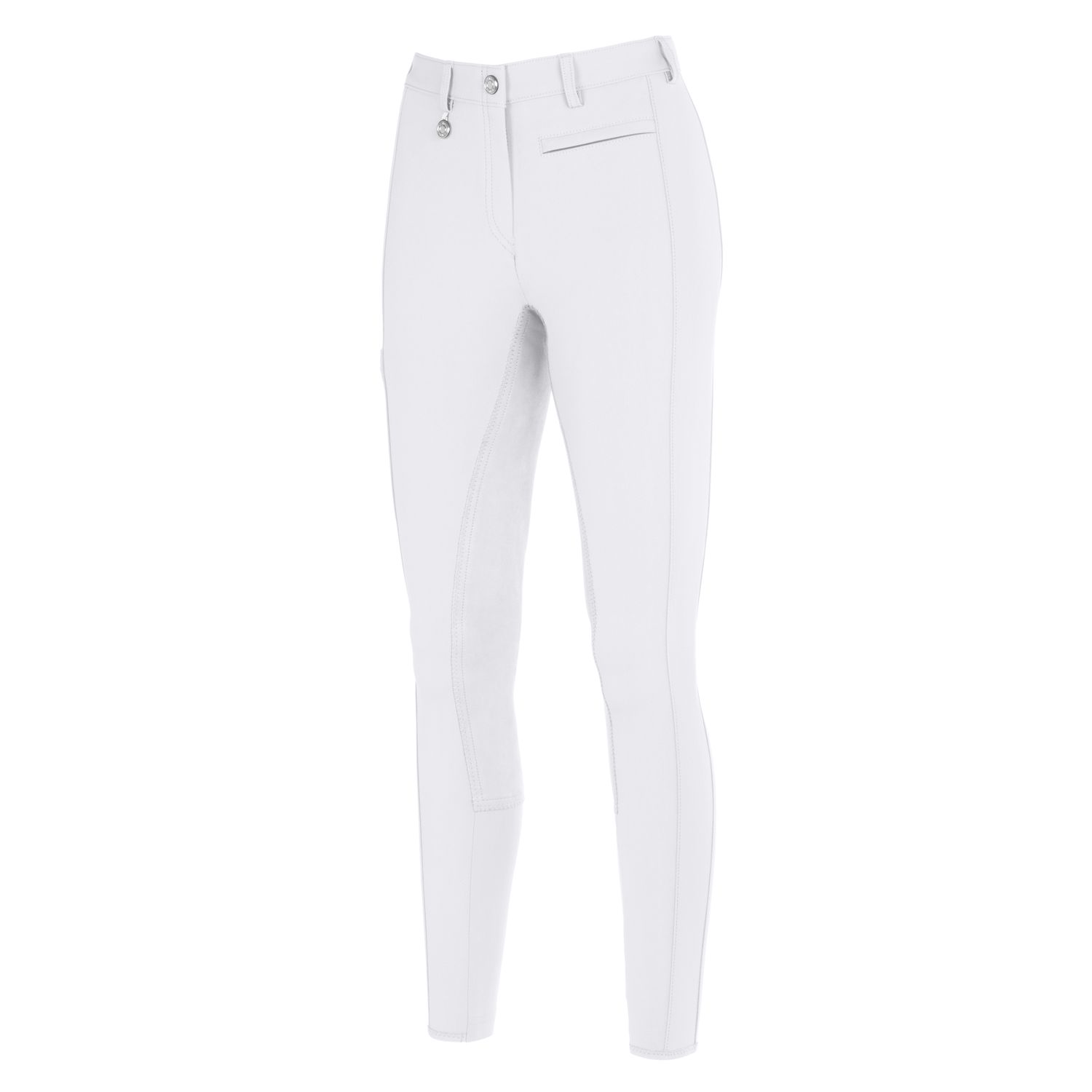 Pikeur New Lugana MC Ganzbesatz Reithose Damen - white, Größe 80