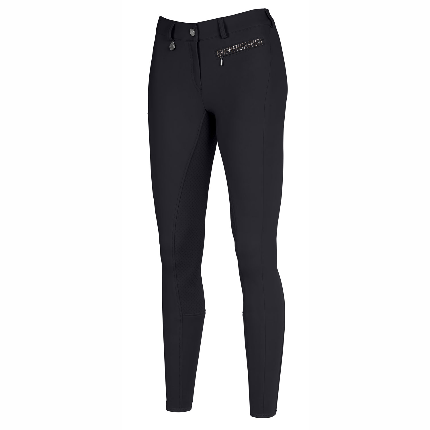 Pikeur Vally GR Grip Ganzbesatz Reithose Damen - black, Größe 80
