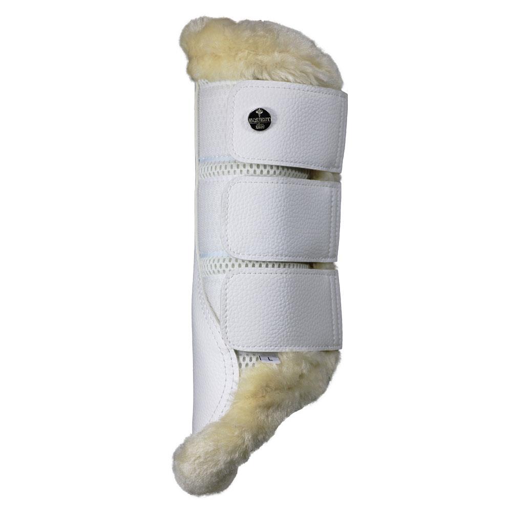 EQuest Air Mesh Gamasche Illusion mit Fell - weiß, Größe M