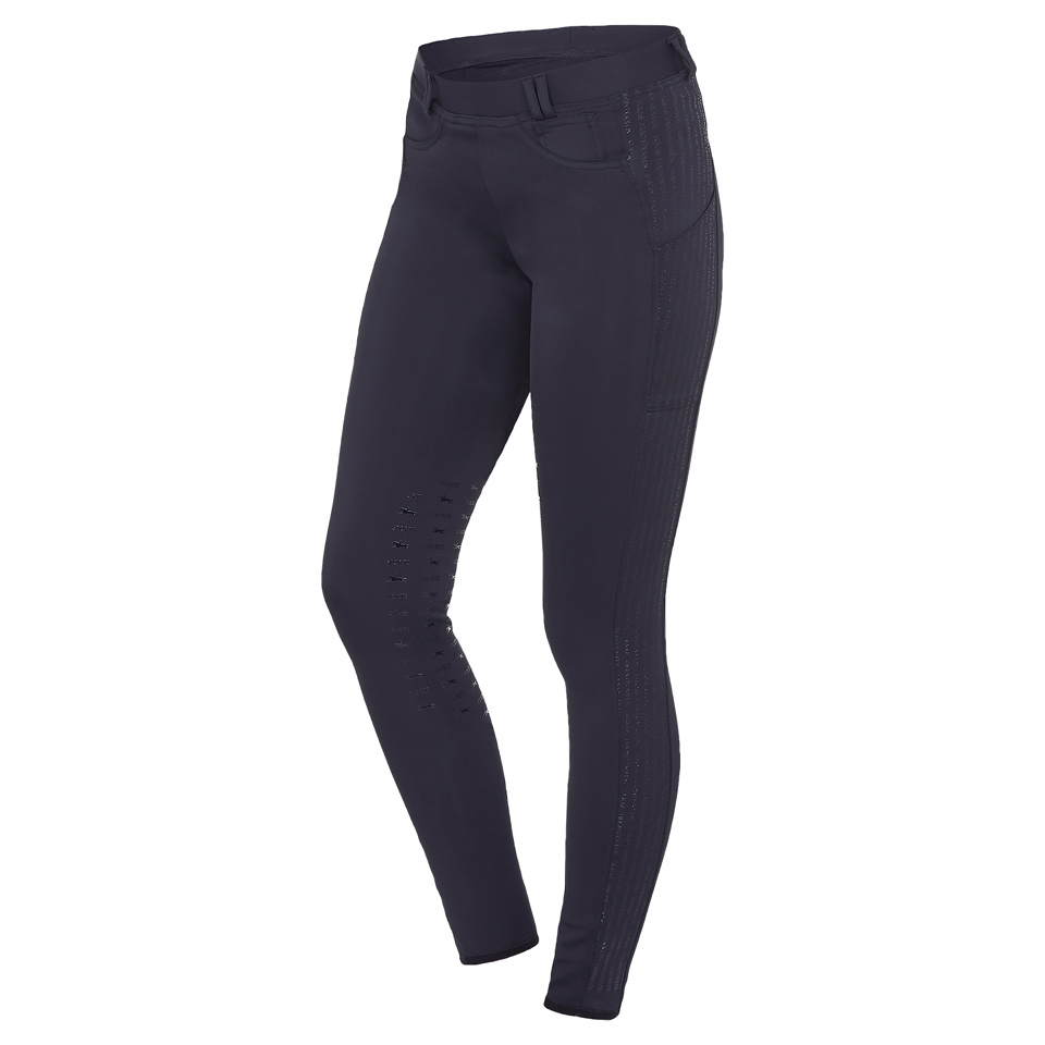 Schockemöhle Sporty Tights Kniegrip Reitleggings Damen - dark blue, Größe 40
