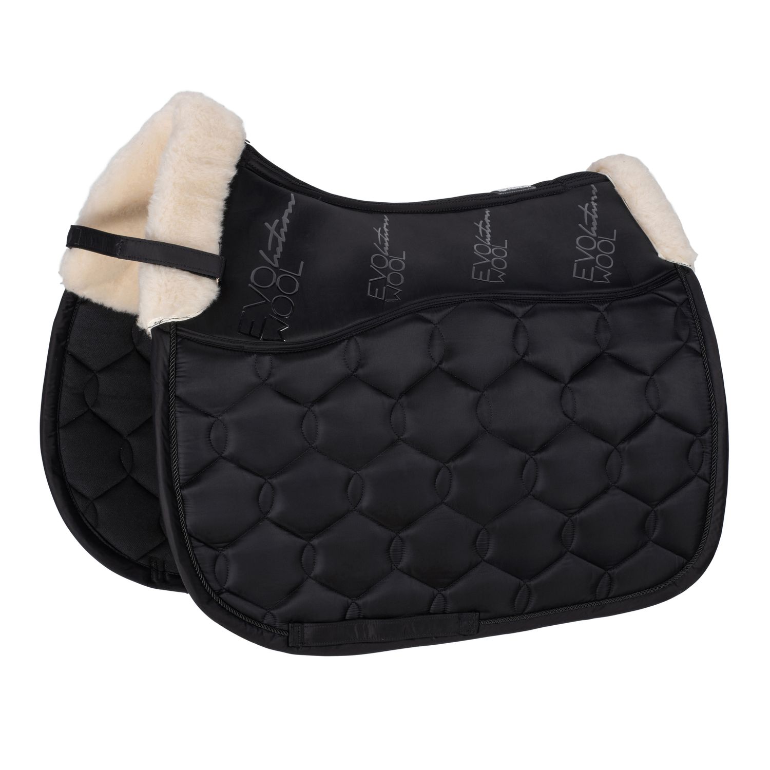 Eskadron Basic Glossy Evo-Wool Schabracke - black, Größe Vielseitigkeit-NEU
