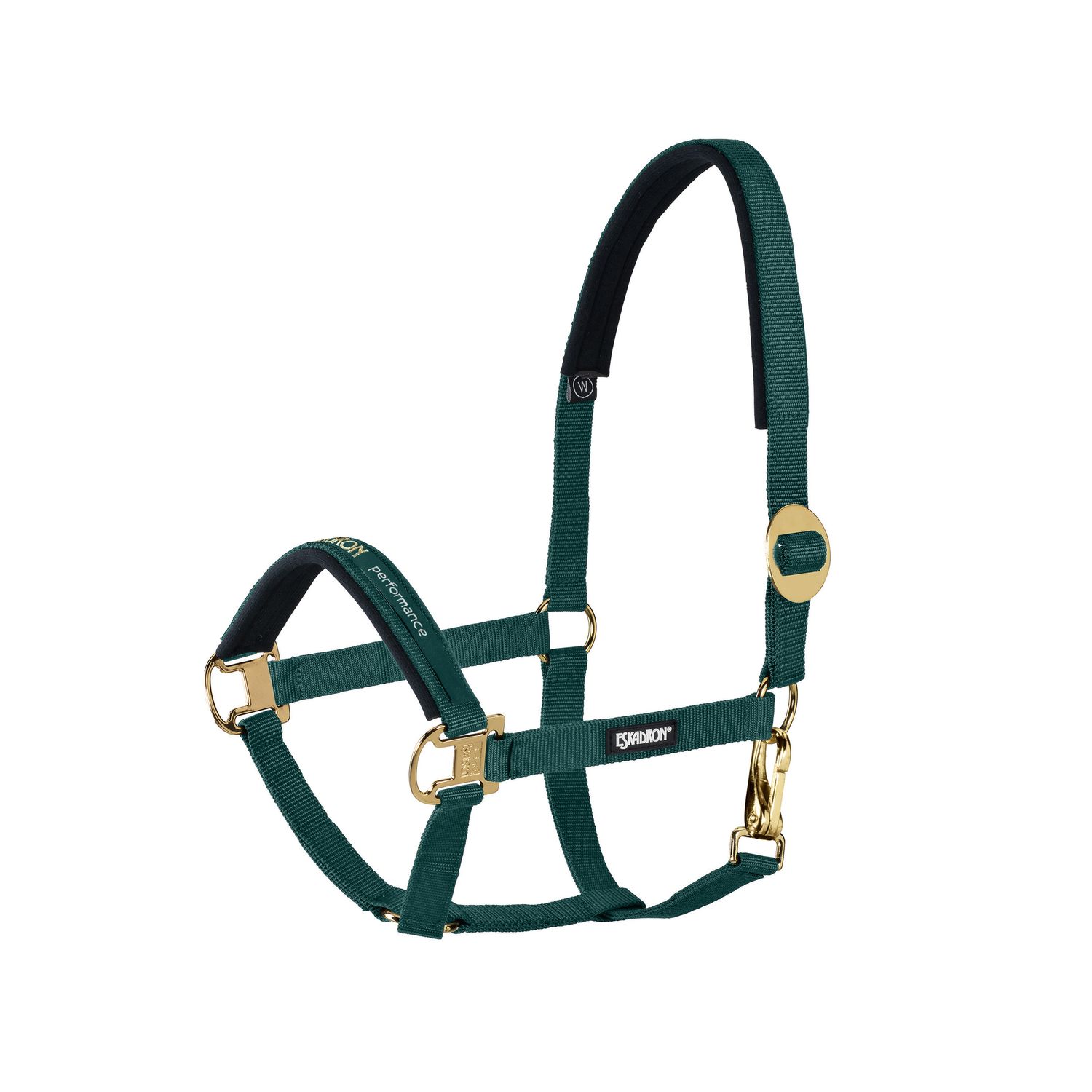 Eskadron Basic Sliding Buckle Halfter - racinggreen, Größe Pony 2