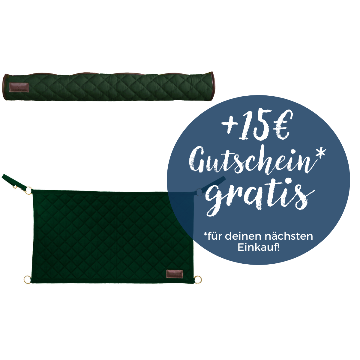 Kentucky Horsewear Boxentürvorhang mit Kopfschutz + GRATIS 15 Euro Einkaufsgutschein - dunkelgrün