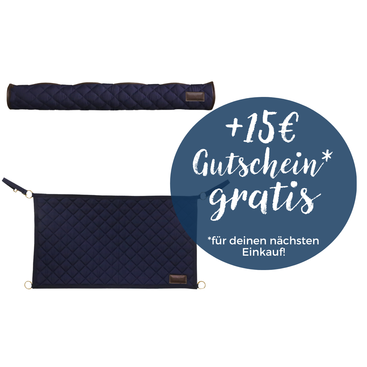 Kentucky Horsewear Boxentürvorhang mit Kopfschutz + GRATIS 15 Euro Einkaufsgutschein - navy