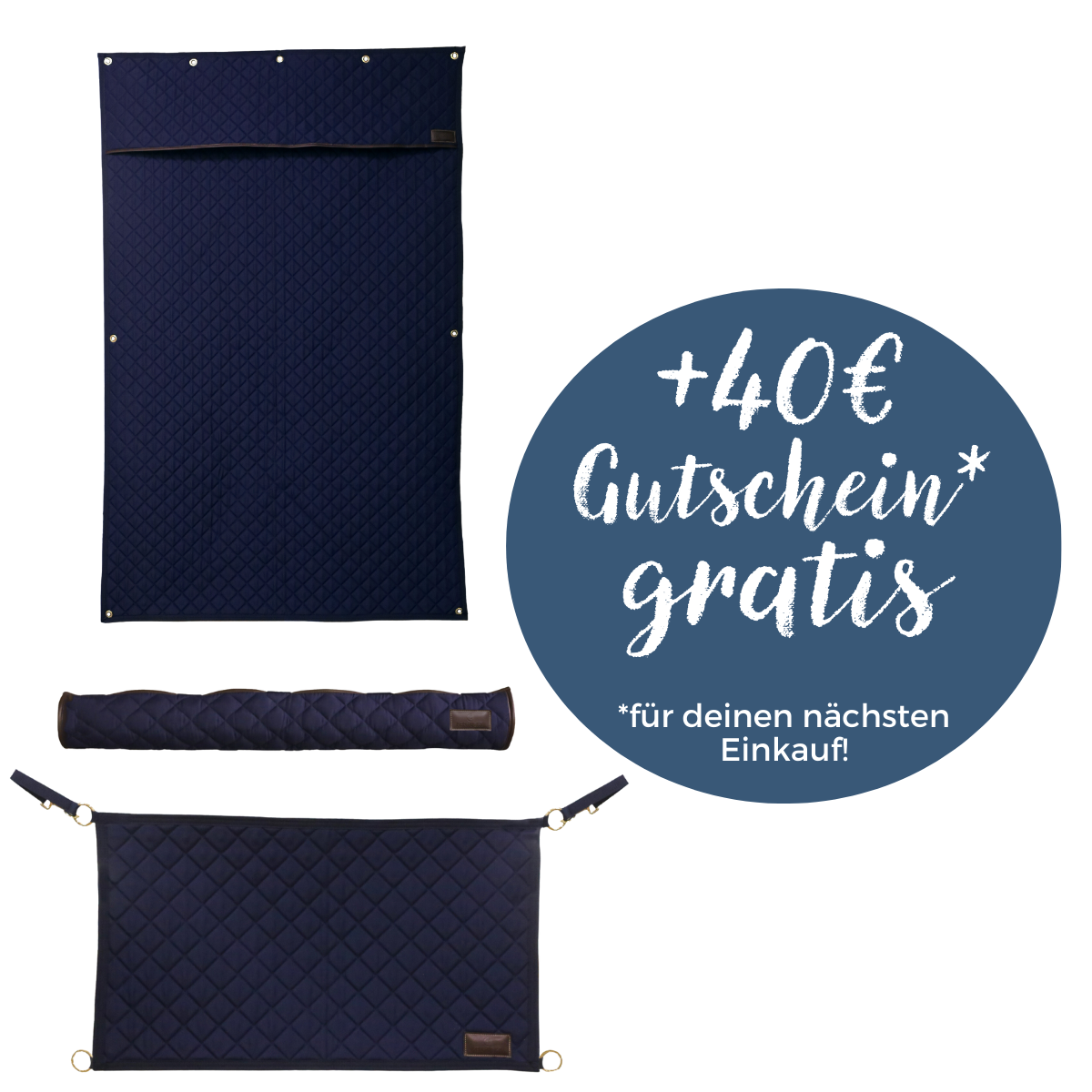 Kentucky Horsewear Boxenwandvorhang mit Boxentürvorhang und Kopfschutz GRATIS 40 Euro Einkaufsgutschein