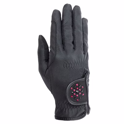 RSL Ascona Reithandschuhe mit Glitzersteinen