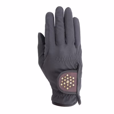 RSL Ascona Reithandschuhe mit Glitzersteinen