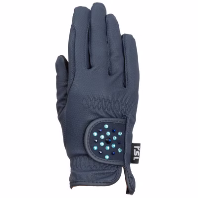 RSL Ascona Reithandschuhe mit Glitzersteinen