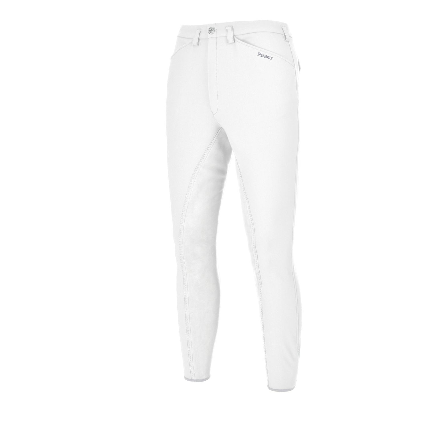 Pikeur Rossini MC McCrown Ganzbesatz Reithose Herren - white, Größe 48