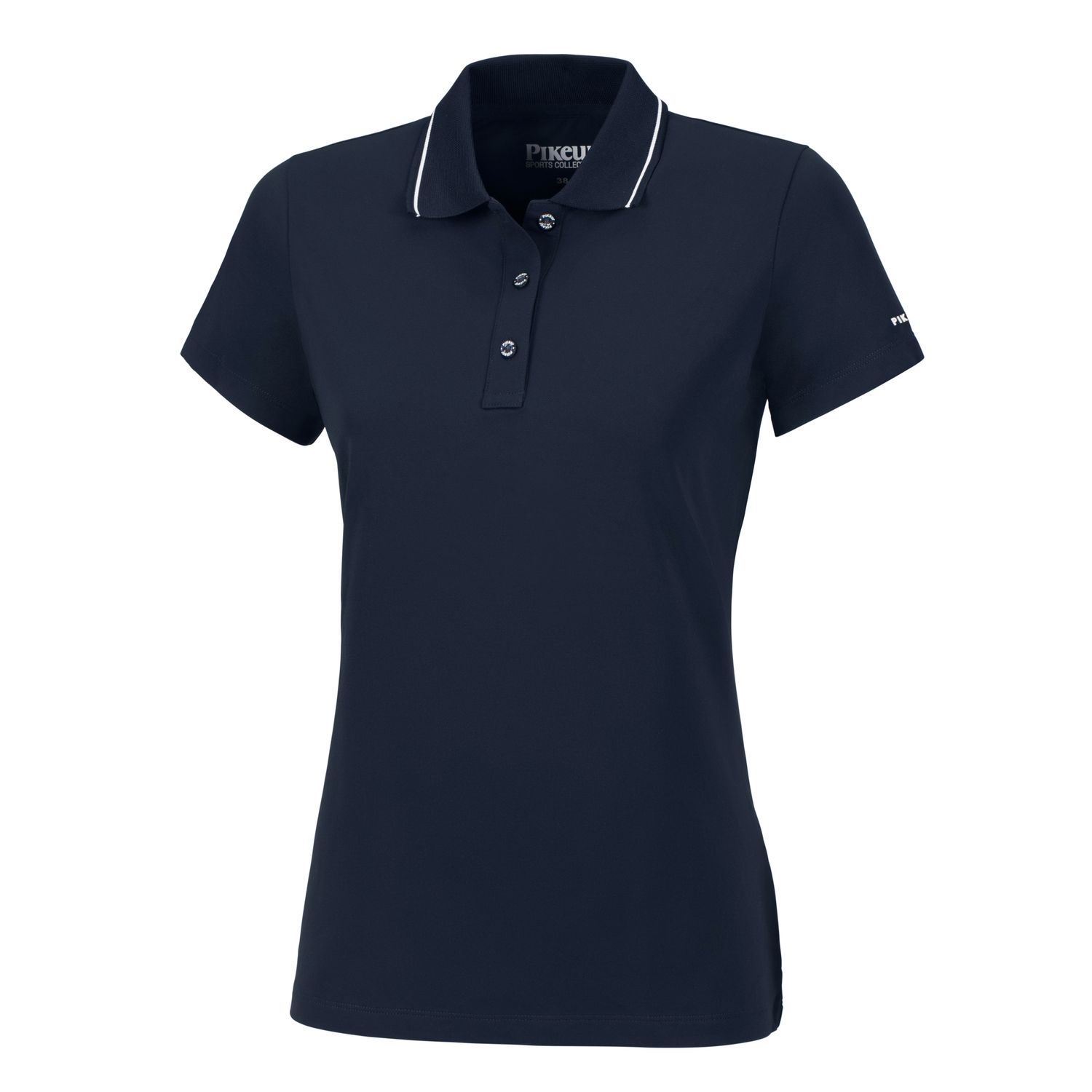 Black polo shirt with blue horse online