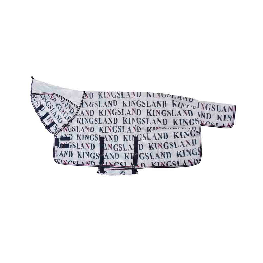 Kingsland Fliegendecke mit Halsteil - navy, Größe 125 cm