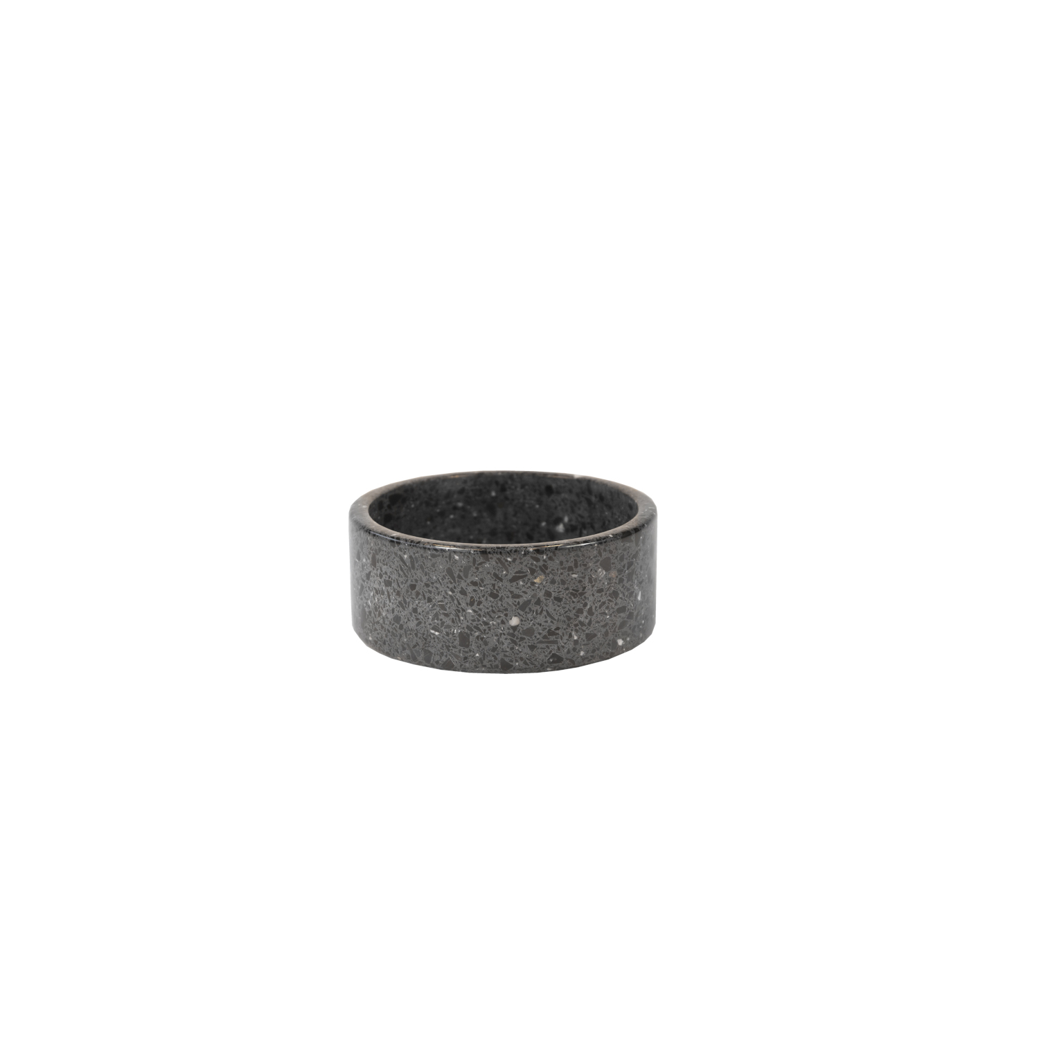 Kentcky Dogware Futternapf Terrazzo Stein Large - schwarz, Größe L
