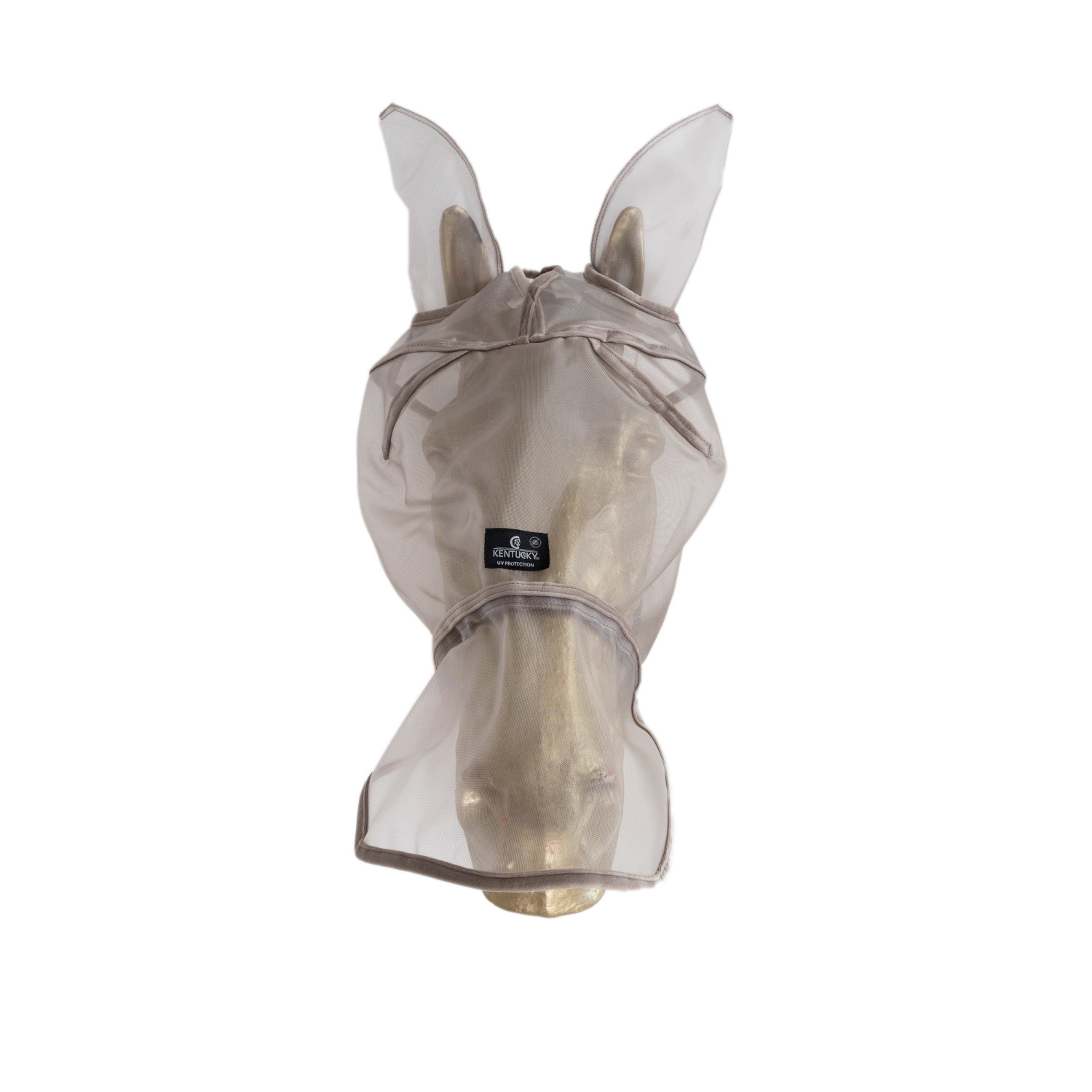 Kentucky Horsewear Fliegenmaske Classic - beige, Größe Full