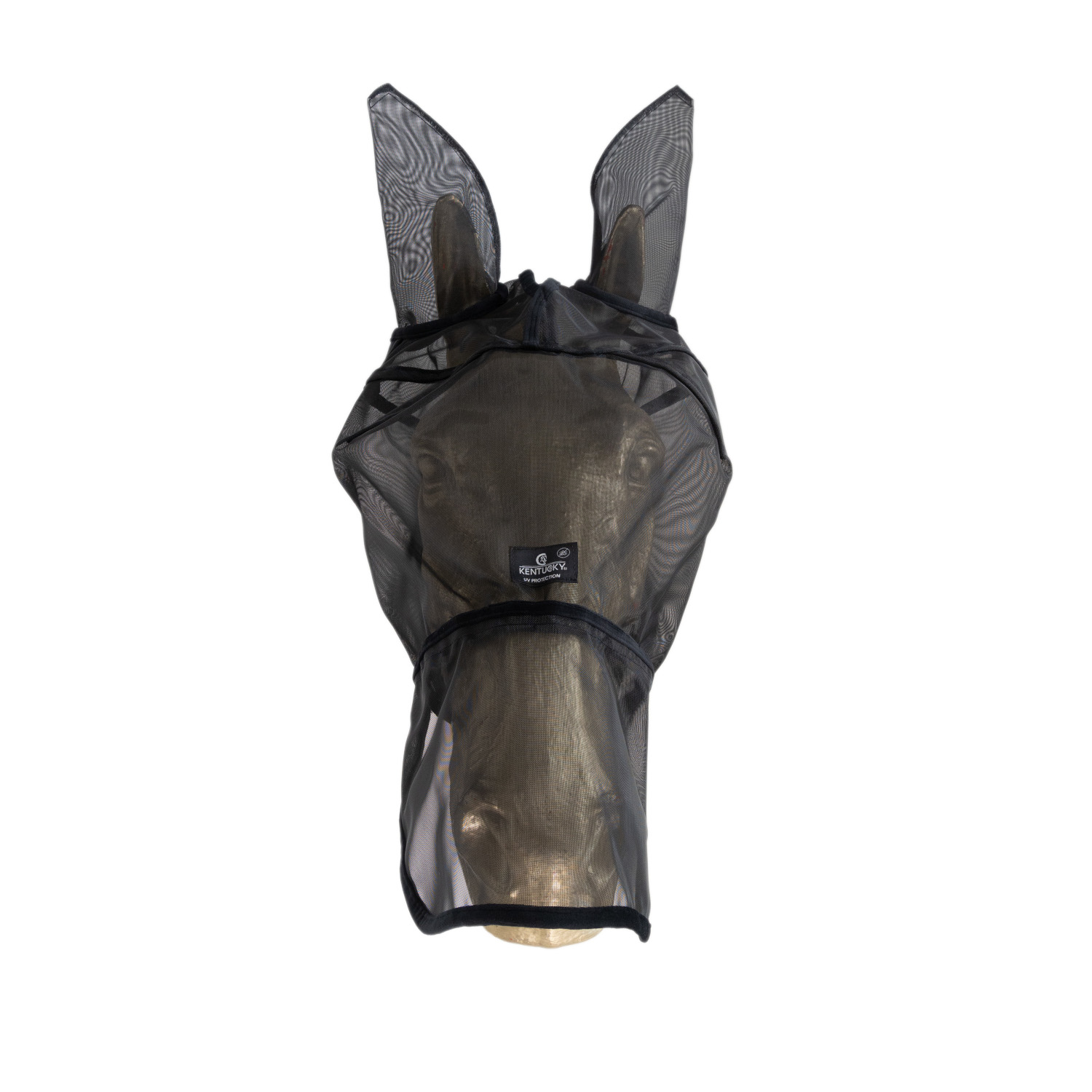 Kentucky Horsewear Fliegenmaske Classic - schwarz, Größe Cob