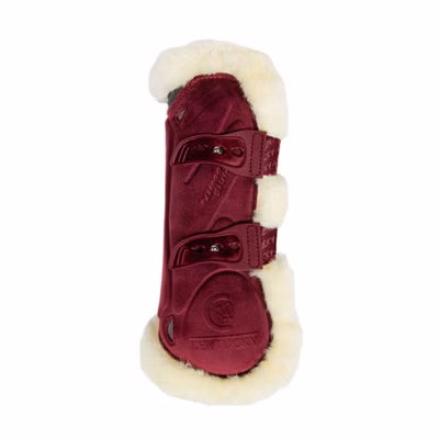 Kentucky Horsewear  Vegan Sheepskin Tendon Boots Bamboo Elastic Velvet