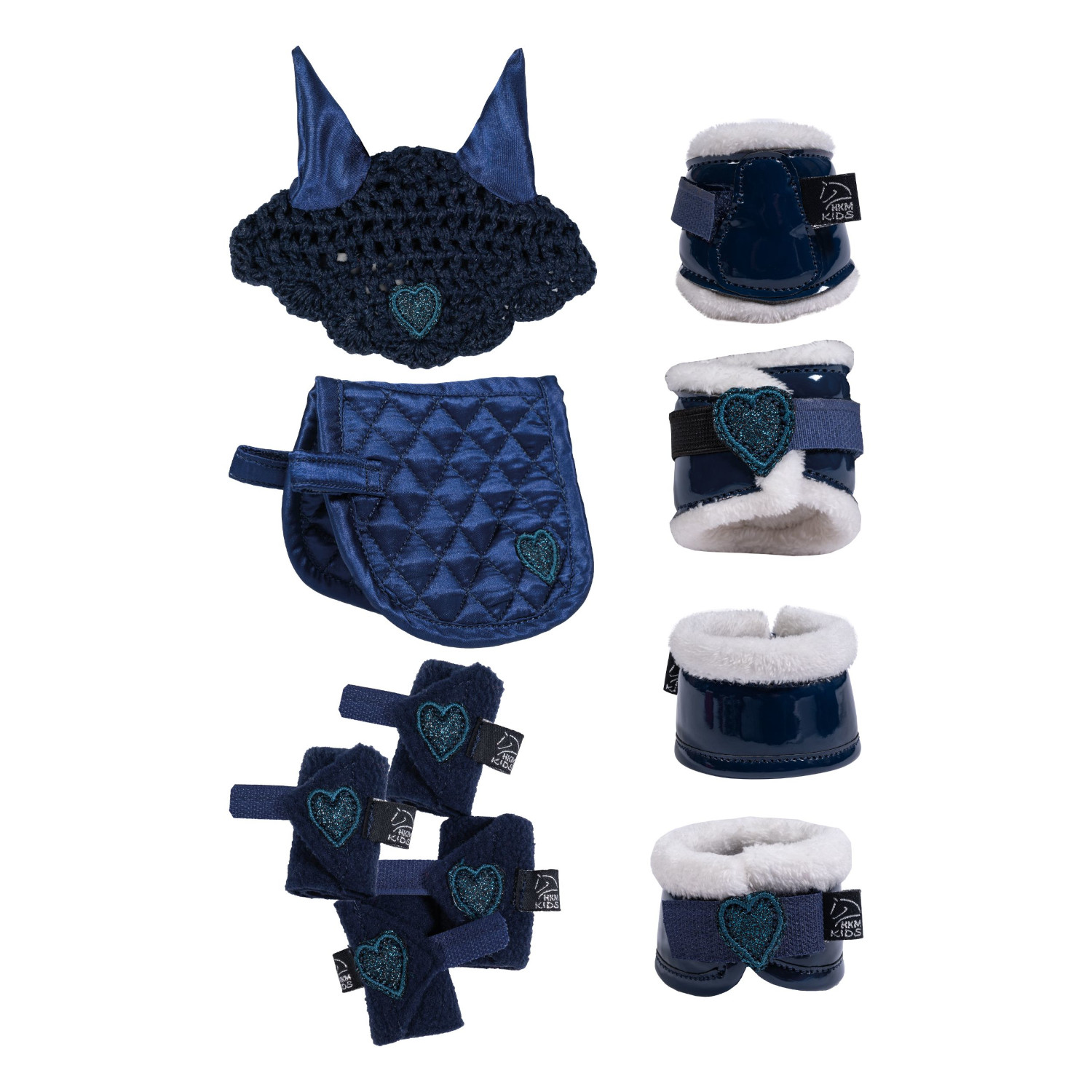 HKM Reitset Starter Cuddle Pony - blau