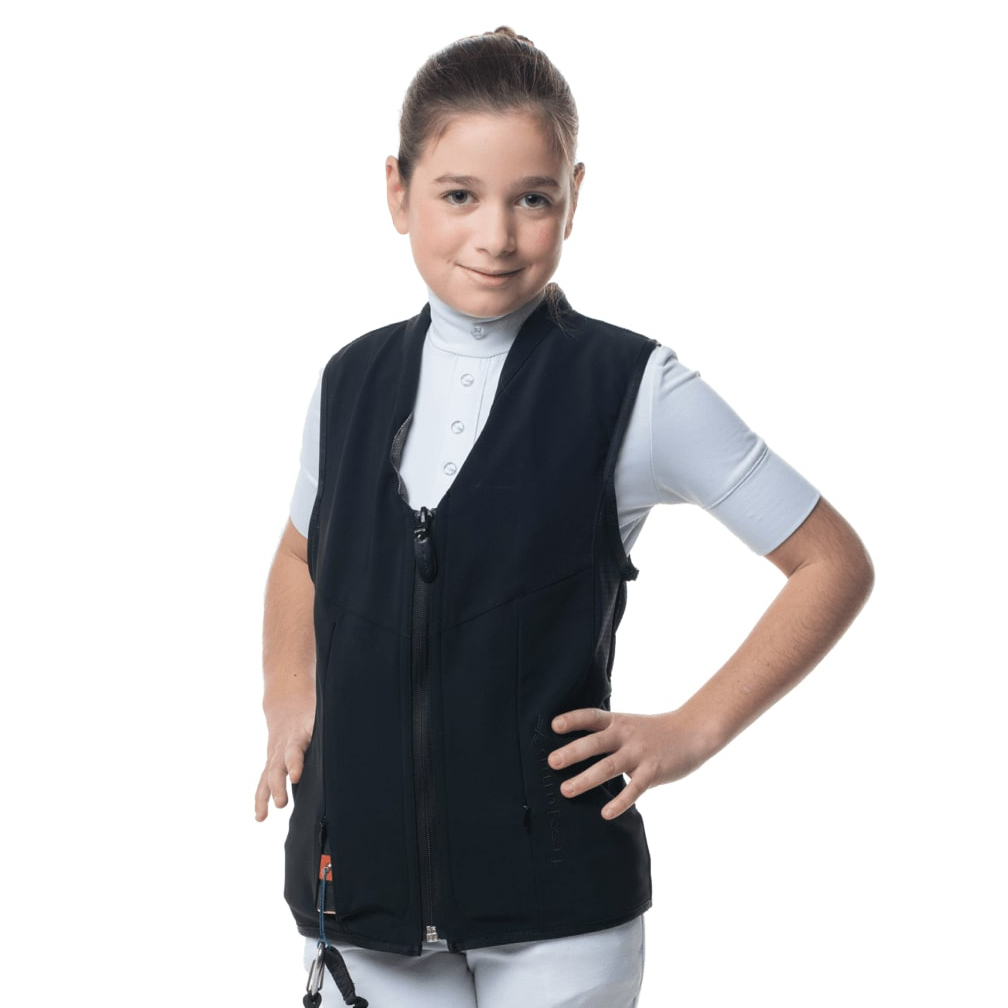 Freejump Airbag Sicherheitsweste Kinder inkl. 1 Kartusche - schwarz, Größe L