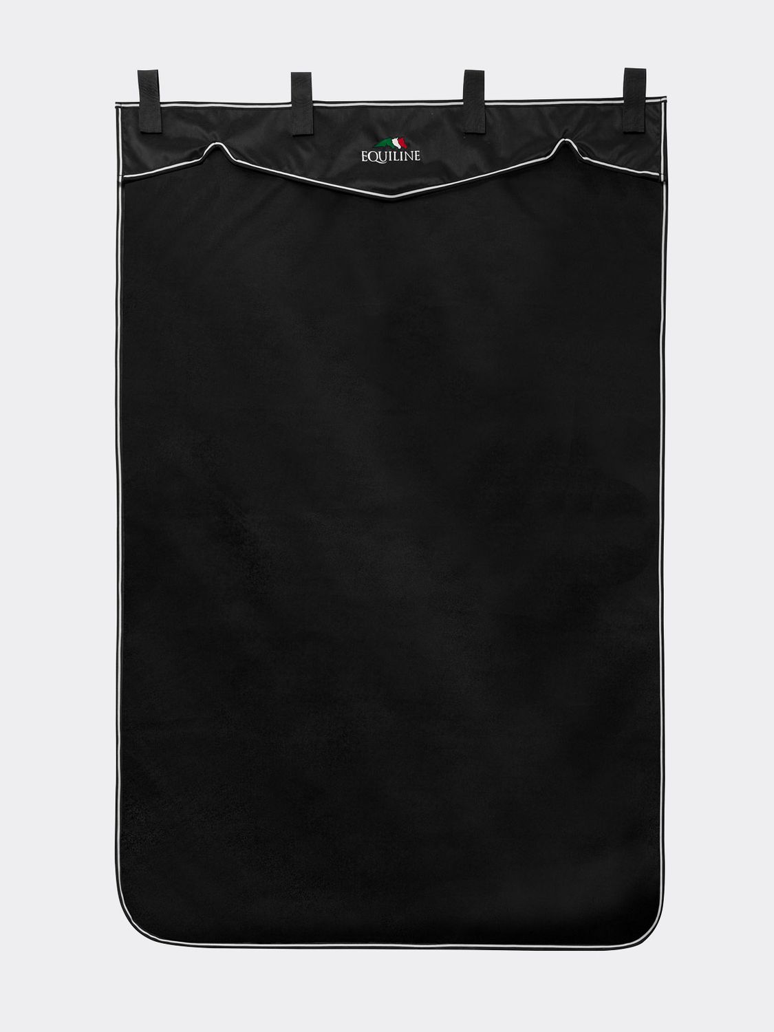Equiline Long Stable Guard Curtain Wave 200x130 "Boxenvorhang" - black