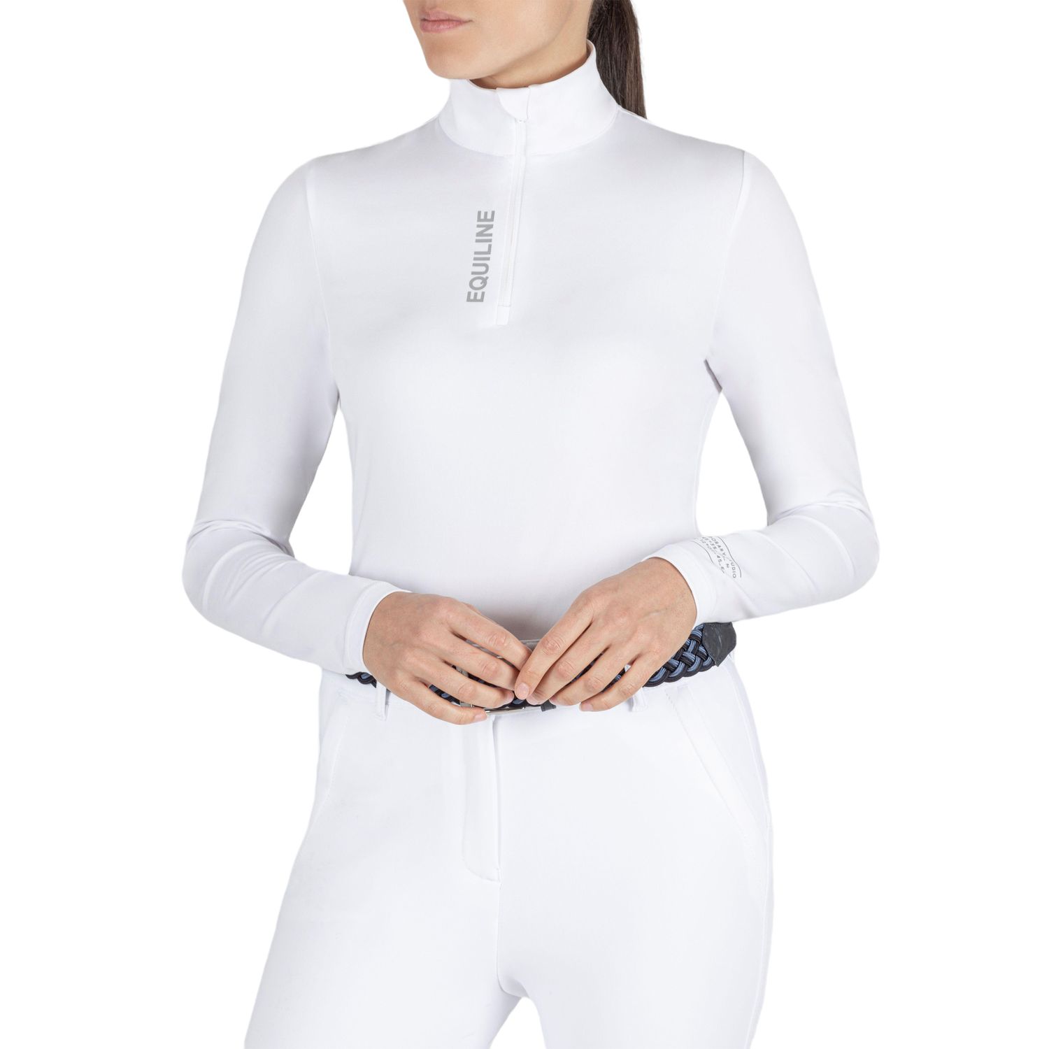 Equiline Canic Turniershirt Damen - white, Größe L