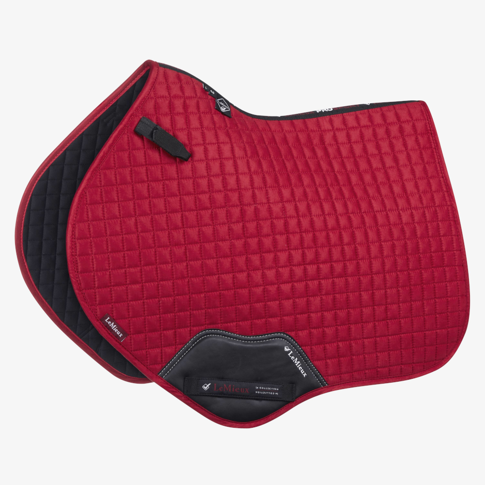 LeMieux Luxury CC Vielseitigkeit Schabracke - chilli red, Größe S/M