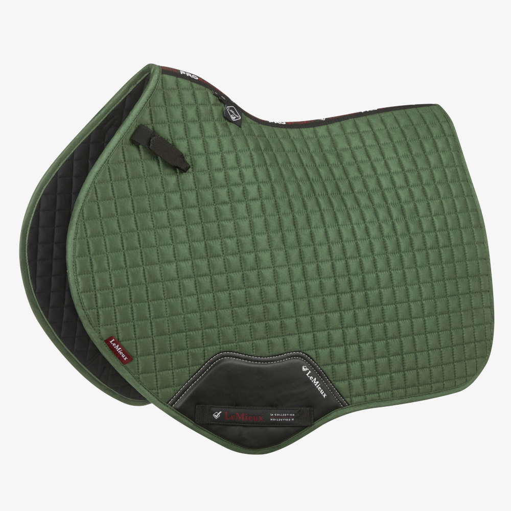 LeMieux Luxury CC Vielseitigkeit Schabracke - hunter green, Größe S/M