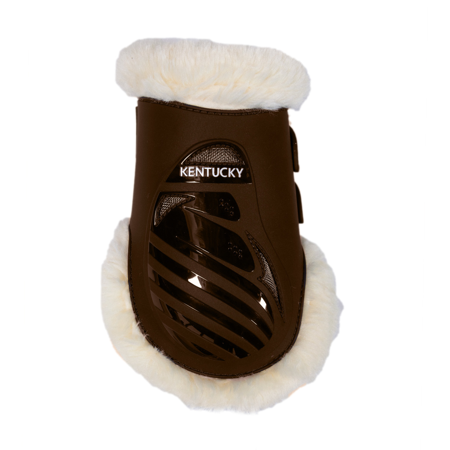 Kentucky Horsewear Vegan Fell Streichkappe Elastik - brown, Größe M