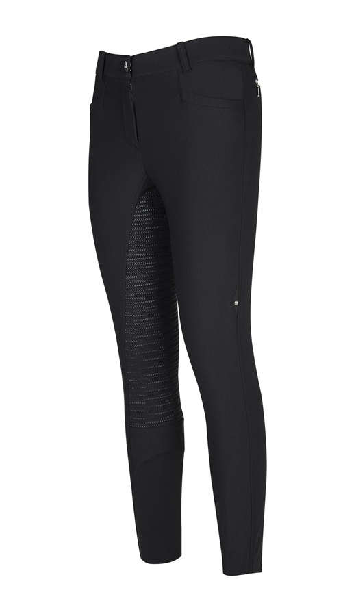 Equiline Cedar X-Grip Ganzbesatzreithose Damen - schwarz, Größe 44
