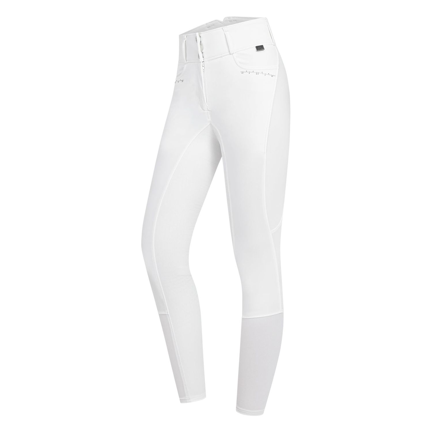 ELT Reithose Full Grip Mathilda Glam High Waist Damen - weiß, Größe 48