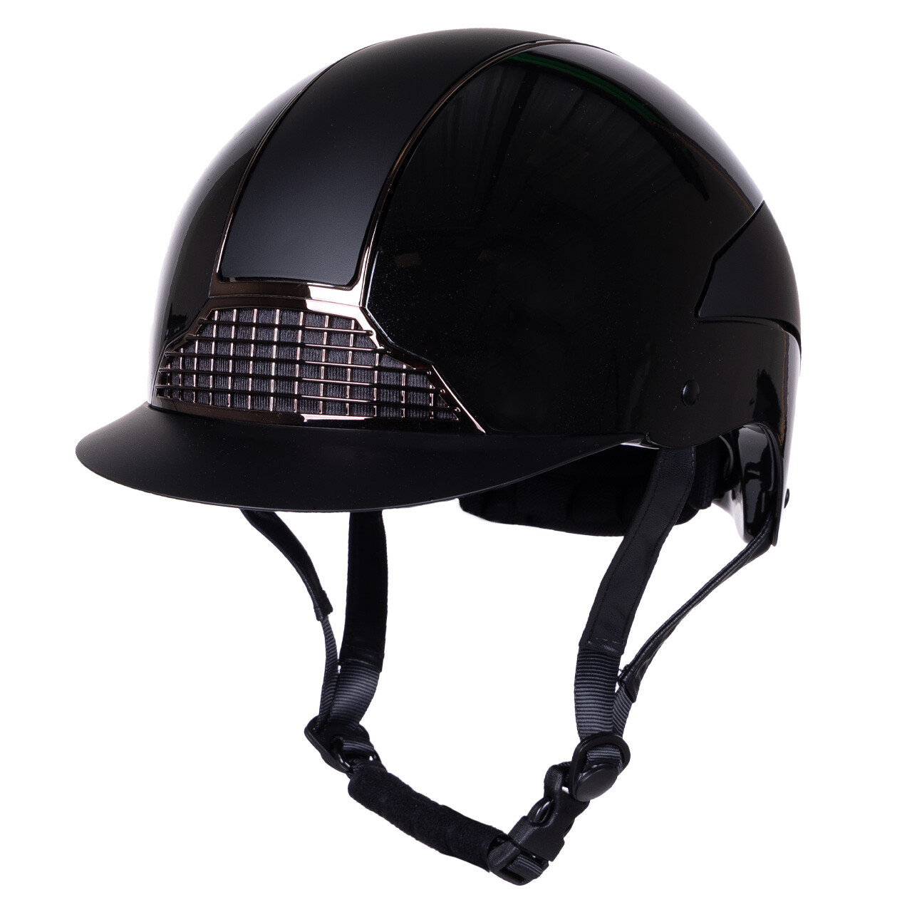 QHP Reithelm Miami - black, Größe 55-57
