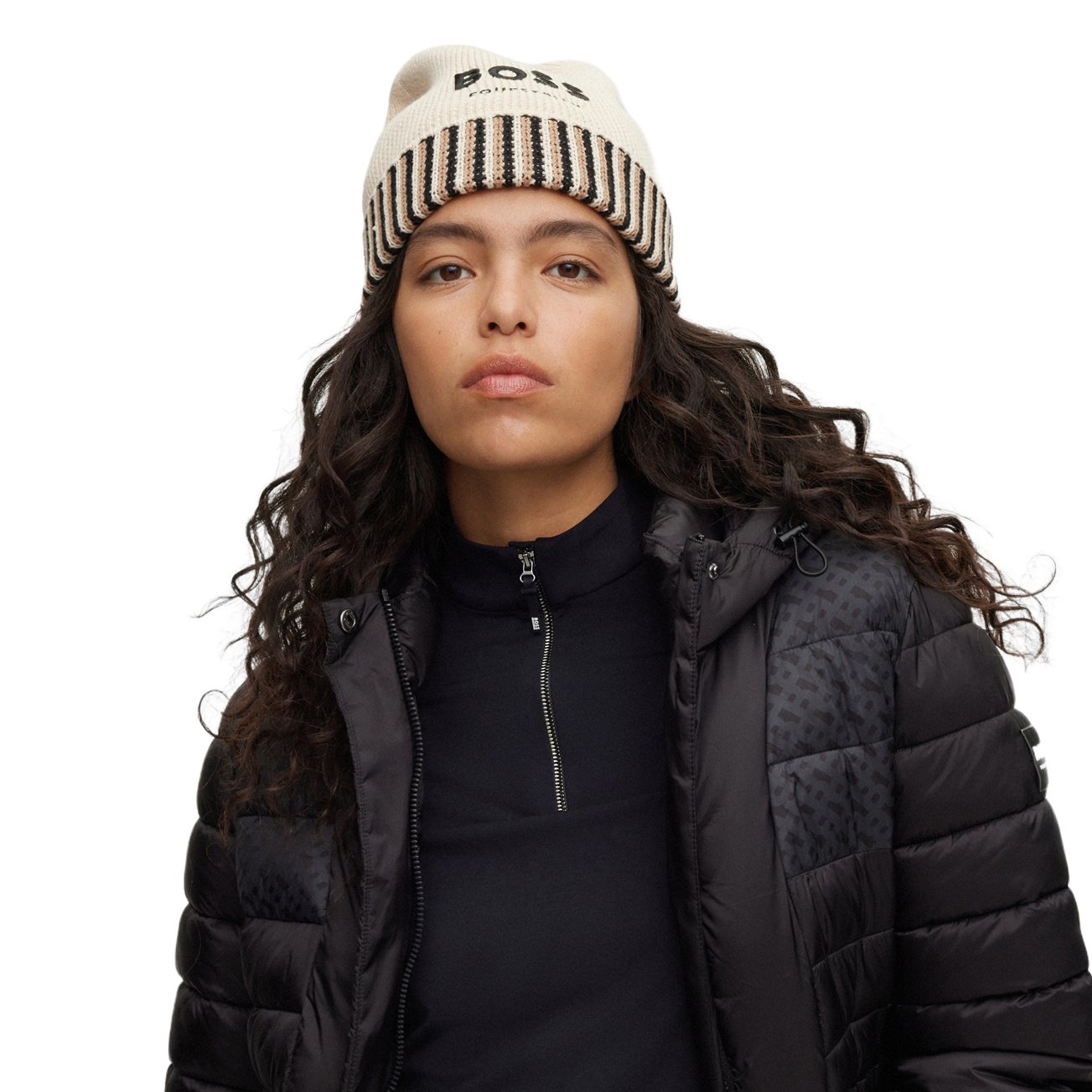 BOSS Equestrian Signature Wollmütze beige Horse Shop