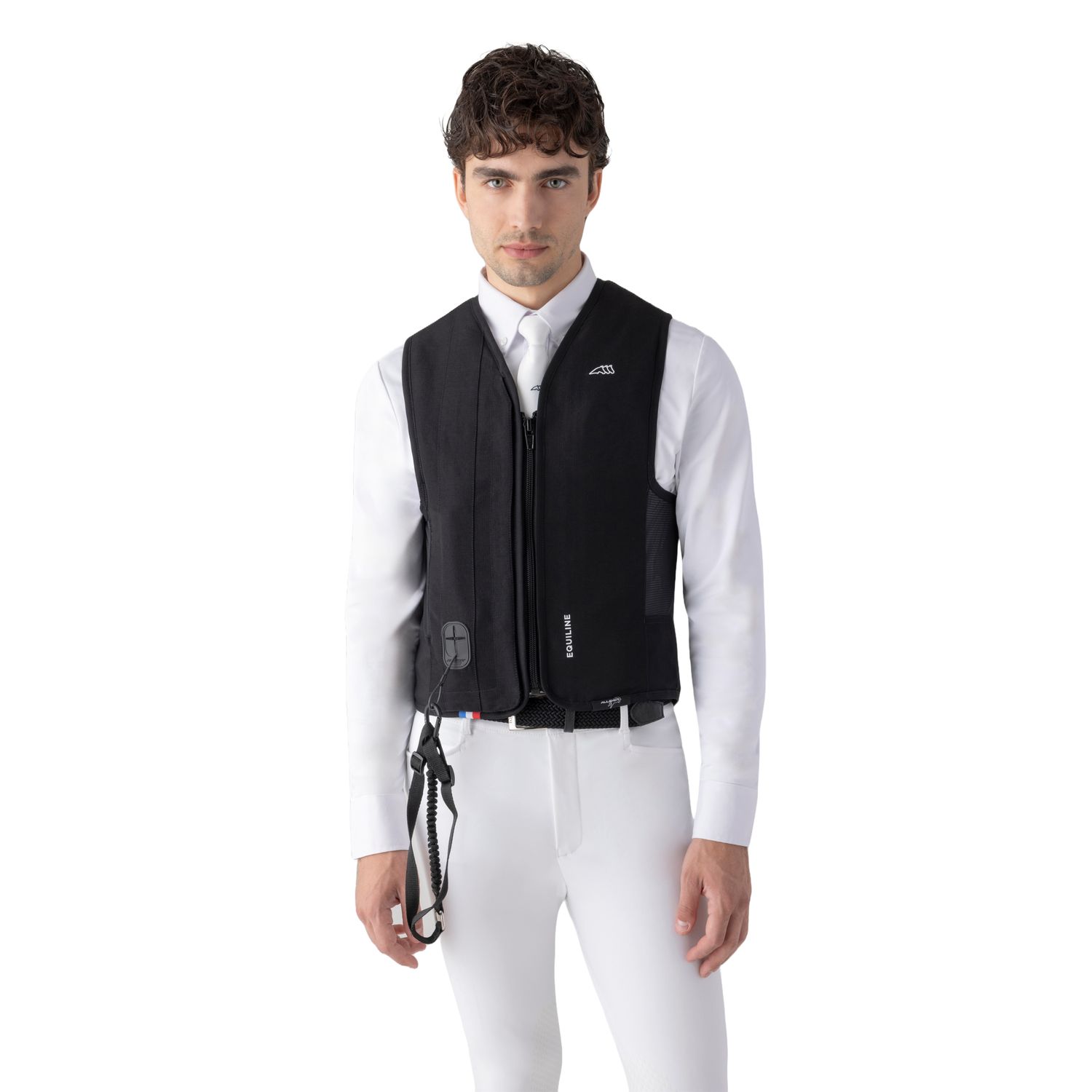 Equiline Belair Airbag Weste Unisex - black, Größe XL/2XL