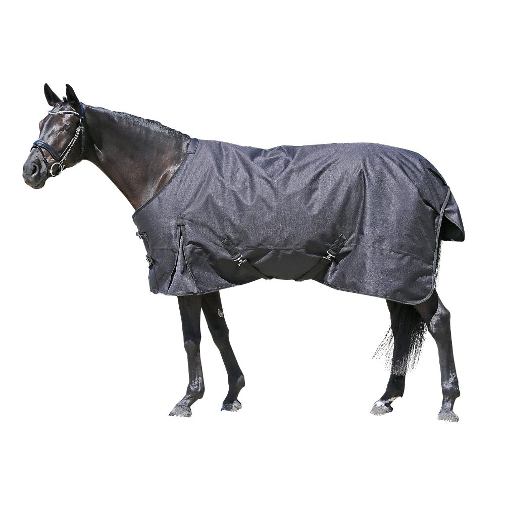 Euroriding Outdoor Decke Tallinn 0 Gramm - schwarz, Größe 135 cm