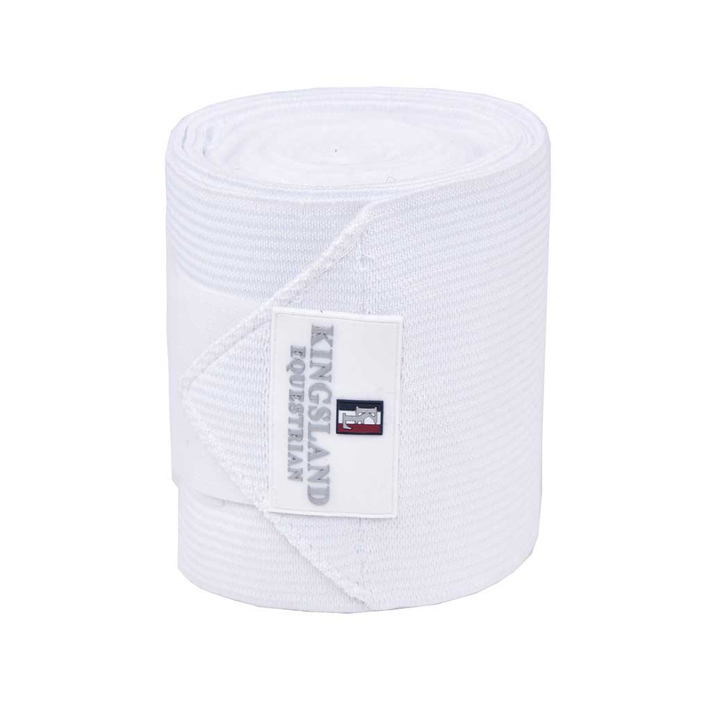 Kingsland Classic Elastic Bandagen 2er Pack - white