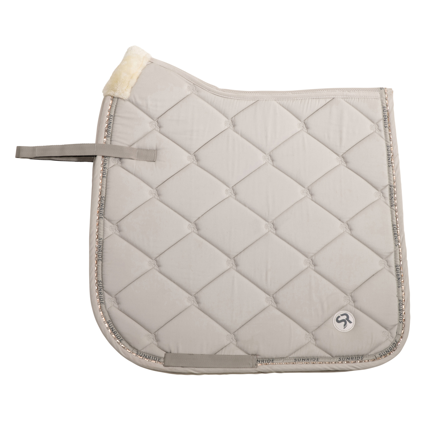 Sunride Dressurschabracke Wellington - beige, Größe Full