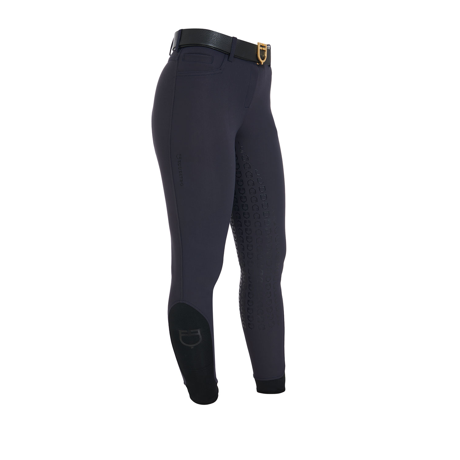 Equestro Aria slim fit Vollgrip Reithose Damen - navy, Größe 42