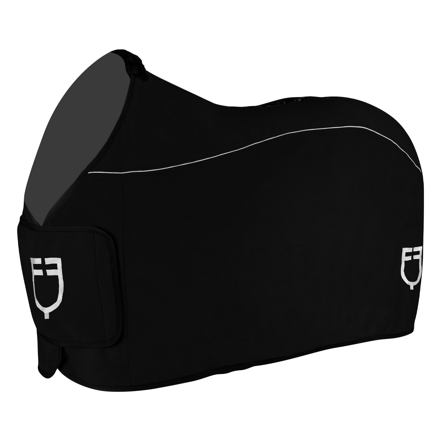 Equestro GP Fleece Rug Abschwitzdecke - black, Größe 125 cm