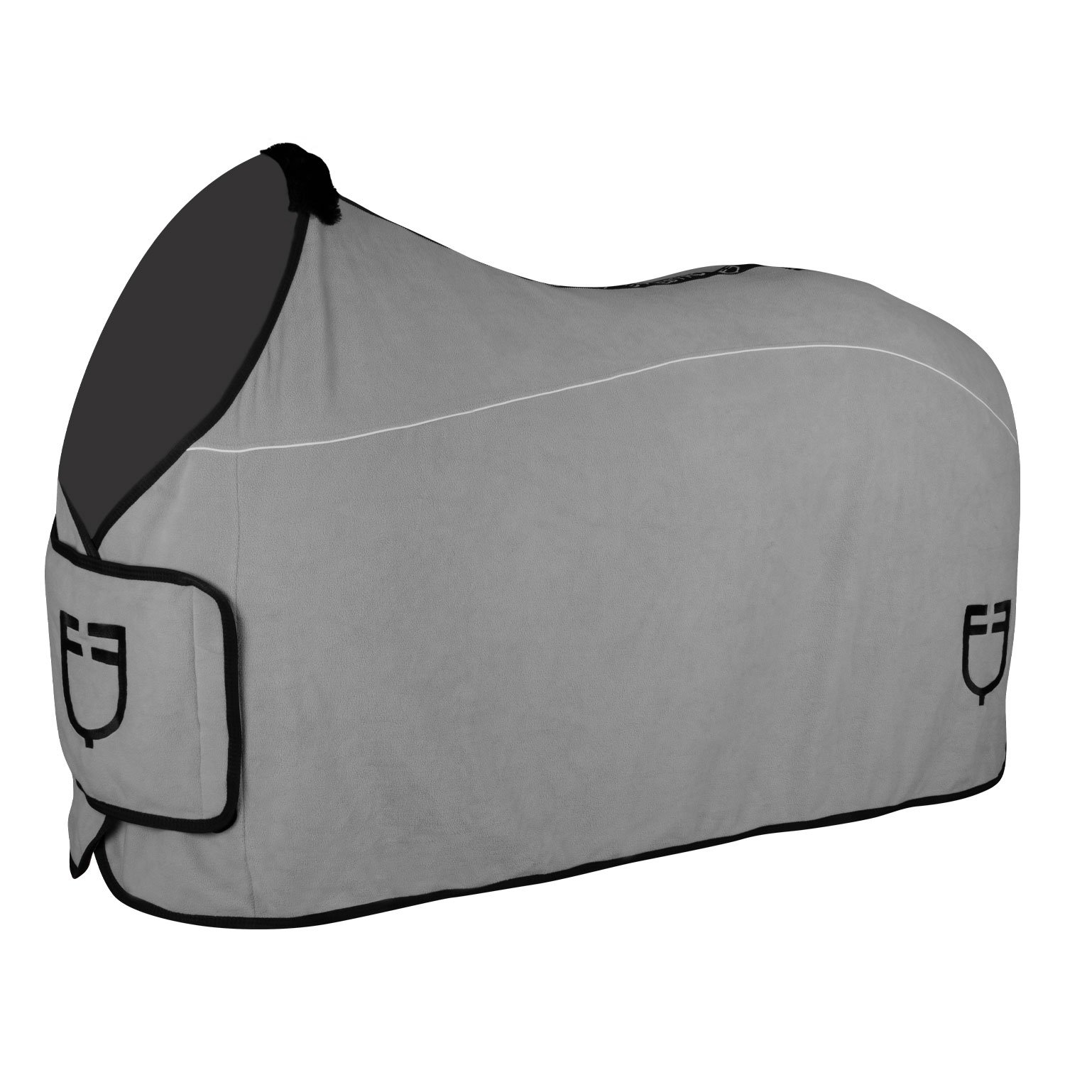 Equestro GP Fleece Rug Abschwitzdecke - grey, Größe 165 cm