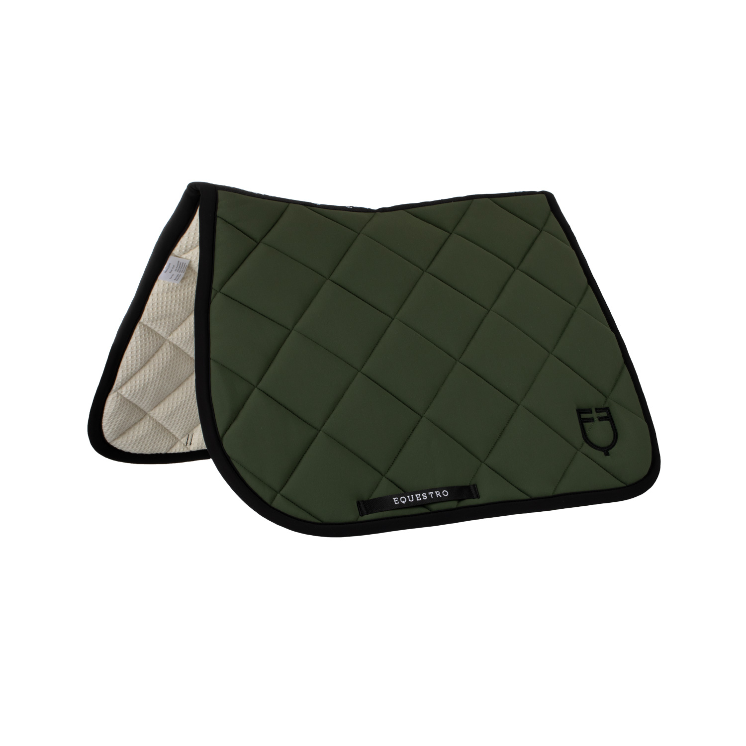 Equestro Black Line Schabracke Springen - dark green, Größe PONY