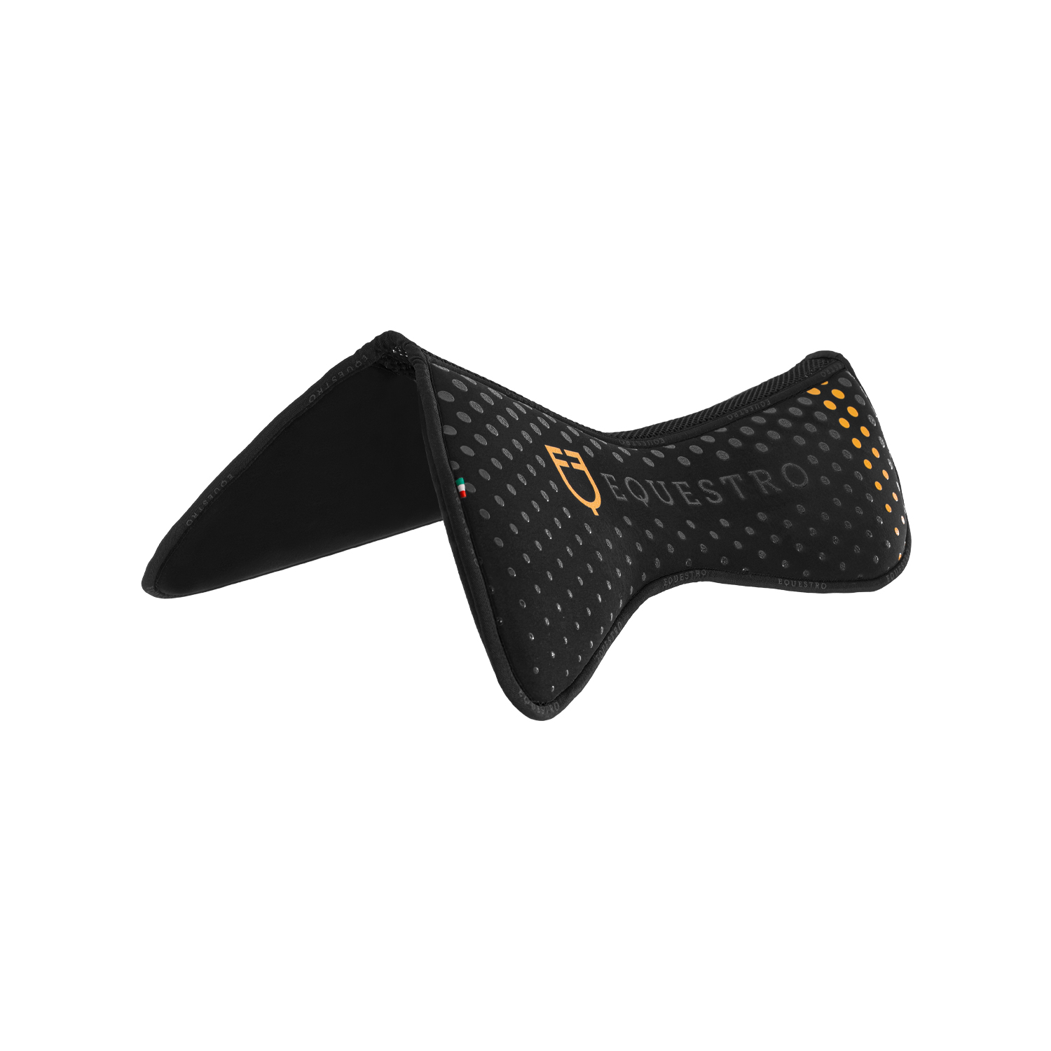 Equestro Memory Foam Sattelpad mit Silikon-Grip - black