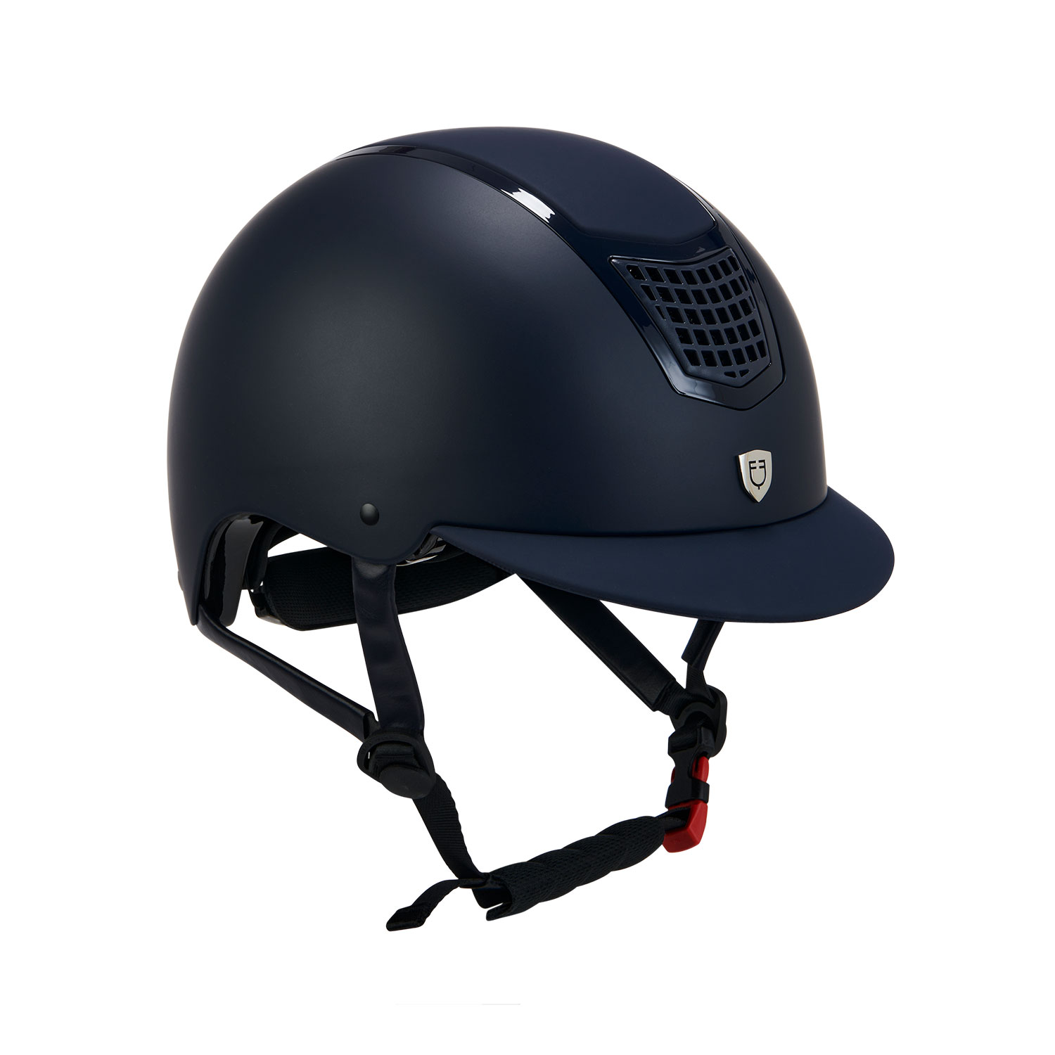 Equestro Eclipse matt ultra light Reithelm - navy/navy, Größe L (59-61 cm)