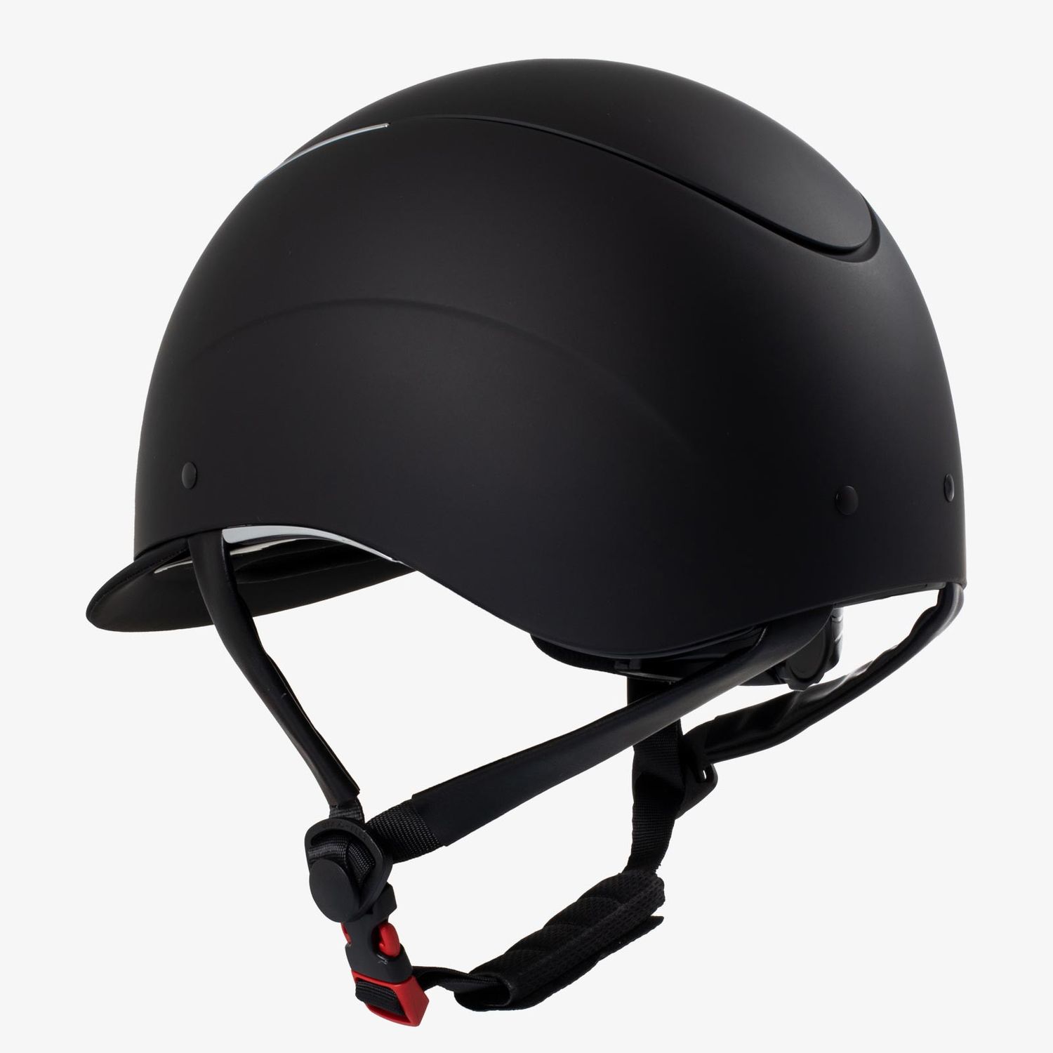 Equestro Galaxy shiny Frame Reithelm - Black/silver shiny, Größe M (55-57 cm)