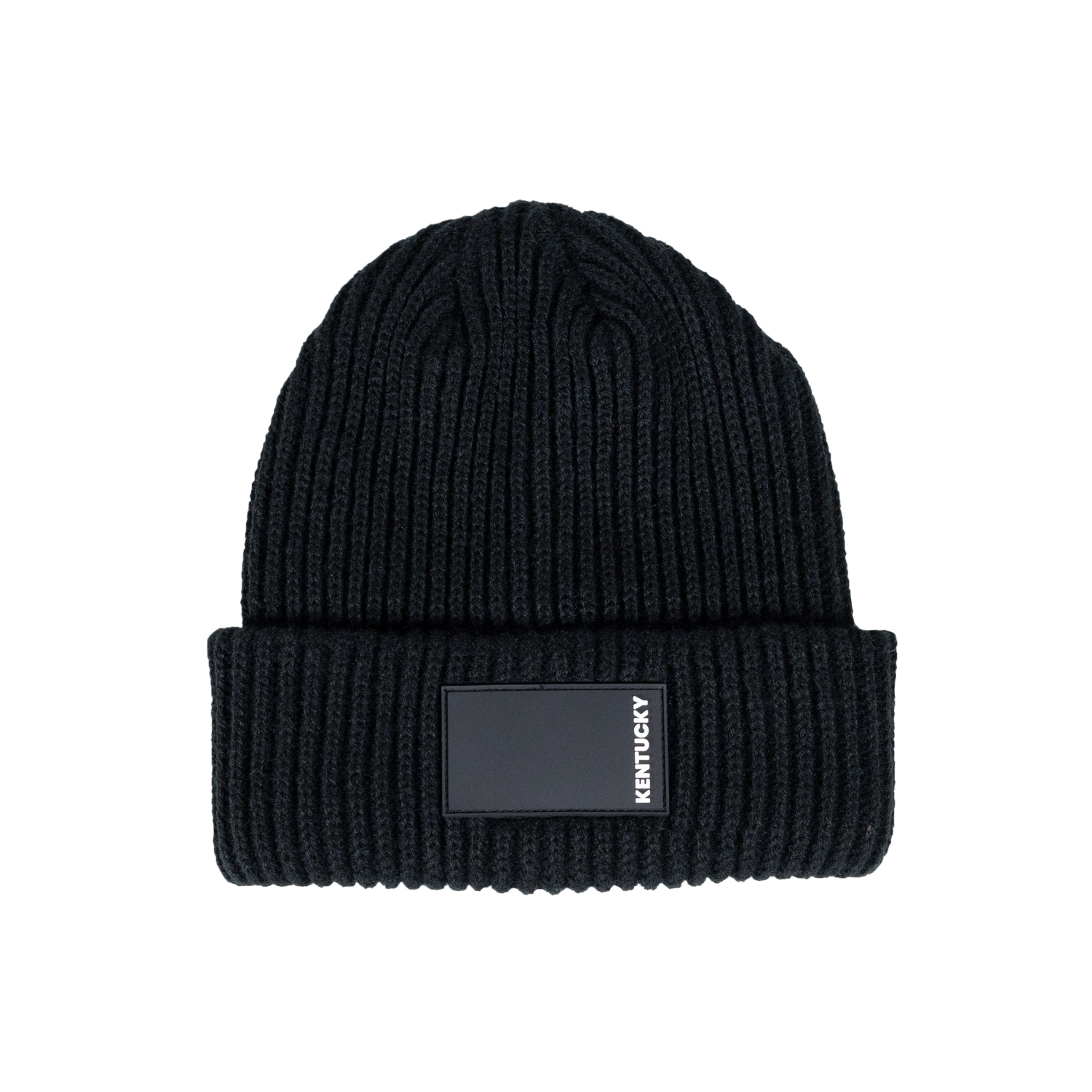 Kentucky Horsewear Beanie mit gummiertem Logo - schwarz